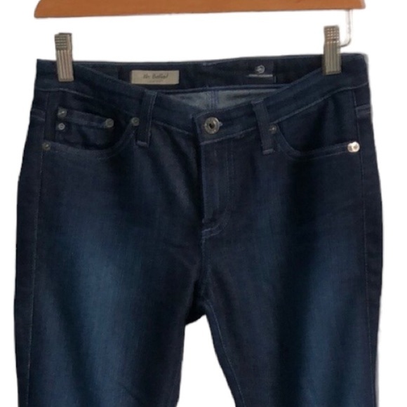 Adriano Goldschmied AG The Ballad Slim Boot Dark Wash Jeans Size 27R /NWOT - Picture 7 of 16